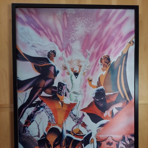 Alex Ross X-Men vs Phoenix Silk canvas Fabric Poster (24" x 36" approx) - Picture 1 of 2
